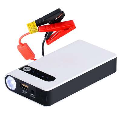 Multifunctional Car Emergency QC3.0 Fast Charging Wireless Power Bank 10000mAh with Flashlight